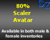 80% Scaler Avatar - M