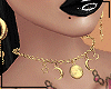 ❤ Gold Moon Necklace