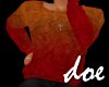 [d0e] Red Orange Sweater