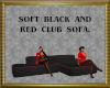 (AL)Black N Red Sofa Drv