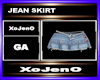 JEAN SKIRT