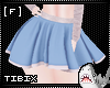 [F] White|Blu Mini Skirt