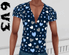 6v3| Heart Pattern Shirt