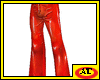 !AY PVC red latex pants