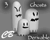 CB Three Ghosts 3D Decor