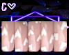 C| Nude Heart Nails