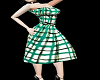 vintage plaid dress