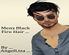 Mens Black Firo Hair
