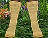 Golden vikings boots /f