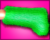 Green Fur Boots ♦
