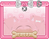 🐾 Pink Pup Ear Bone 1