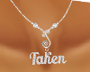 "TAKEN" Female Necklace