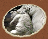 mum&baby white tiger rug