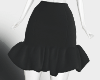 [RX] Ruffle Skirt Black