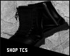 Black zipped boots