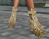 Gold Platform Boots