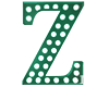 Apple Green Letter Z