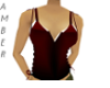 Red/black corset
