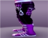 pants+shoe purple
