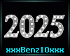 ^2025 Sign  /Silver