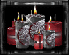 Classical red candles