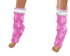 pink skull socks