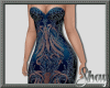 Gia Lace Gown Navy Blue