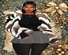 Faux Fur Coat  w Hood