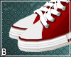 Red W High Top Sneakers