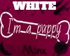 Puppy sign (White)