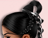 Black Silver Hair