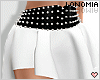 White Spike Skirt