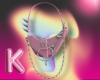K. Pink Shoulder Bag