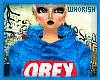 |W| Blue OBEY Hoodie