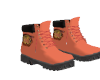 hot orange boots