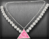 pink diamond necklace