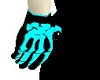 -x- skele glove blu