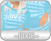 |Px| Love Hoodie Blue