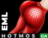 EML Mesh Pants Red