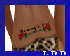 LD-Female Back Tattoo