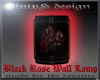 Jk Black Rose Wall Light