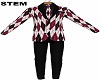 STEM Argyle RedBlck Suit