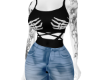 Outfit hands skull