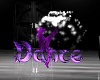 purple dance sign