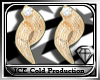 [ICP] Gold leaf earrings