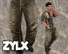 Zylx Perfect Brown Jeans