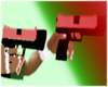 RED and black GUNS