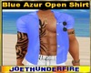 Blue Azur Open Shirt