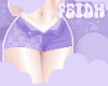 ☽ split shorties ☾
