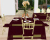 Burgundy Guest Table